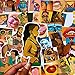Yoogeer 47Pcs Sexy and Vulgar Skateboard Stickers DIY Laptop Luggage Stickers Decals
