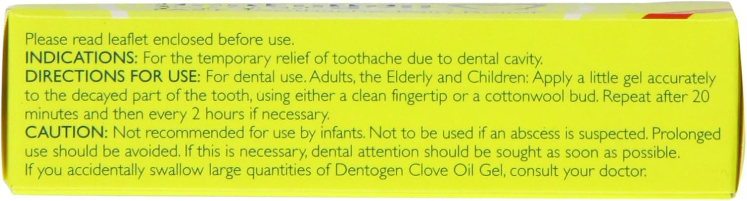 Dentogen Clove Oil Gel Sugar Free: Health & Personal Care