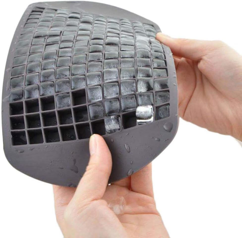 Yikey Cube Ice Tray, 160 Mini Cube Ice Mould, Hot Silicone Freeze Mold Bar Pudding, Jelly Chocolate Fruit Cake DIY Mould