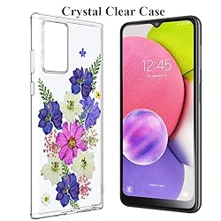 Unov Case Compatible with Galaxy A03s Clear with