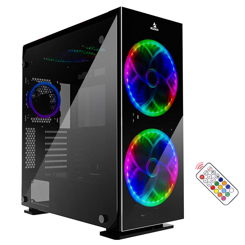 Buy NexiGo Stellar Black ATX MidTower Desktop Computer Gaming Case
