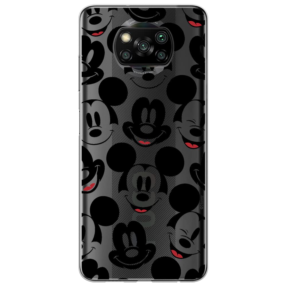 ERT GROUP mobile phone case for Xiaomi POCOPHONE X3 original and officially Licensed Disney pattern Mickey 018 optimally adapted to the shape of the mobile phone, partially transparent