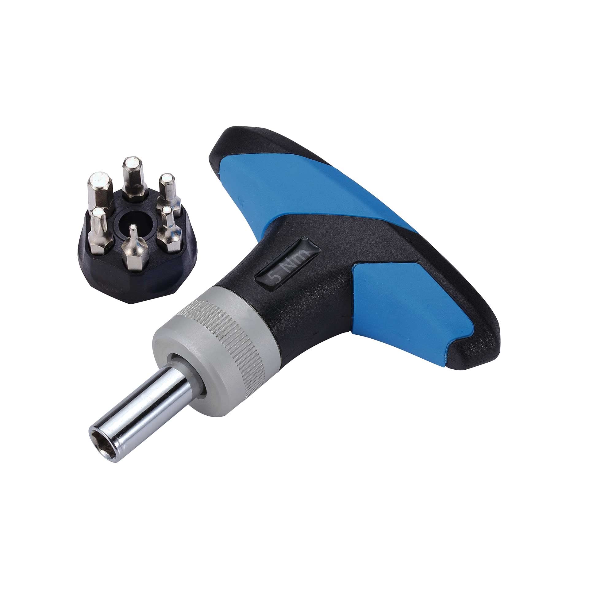 BBB Cycling Bike Torque Wrench Spanner I 5 Hex Key Set Mini Torque Wrench I T25 Torx Hand Tool I TorqueFix BTL-119, Black