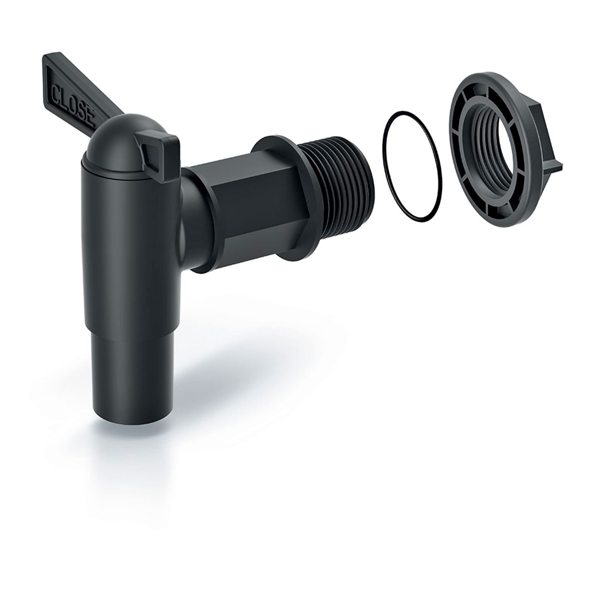 Accessories for Water Tank - Cantap 2, Dimensions (mm) 150 x 40 x 160 cm, Black