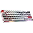Newmen GM610 60% Wireless Mechanical Keyboard,Wired/Bluetooth/2.4G RGB Backlit,61 Anti-Ghosting Keys,Programmable,Hot-Swappable Gaming Keyboard,for PC Windows Mac Laptop Computer(Linear Red Switch)
