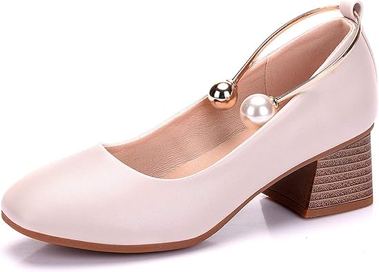 comfortable white high heels