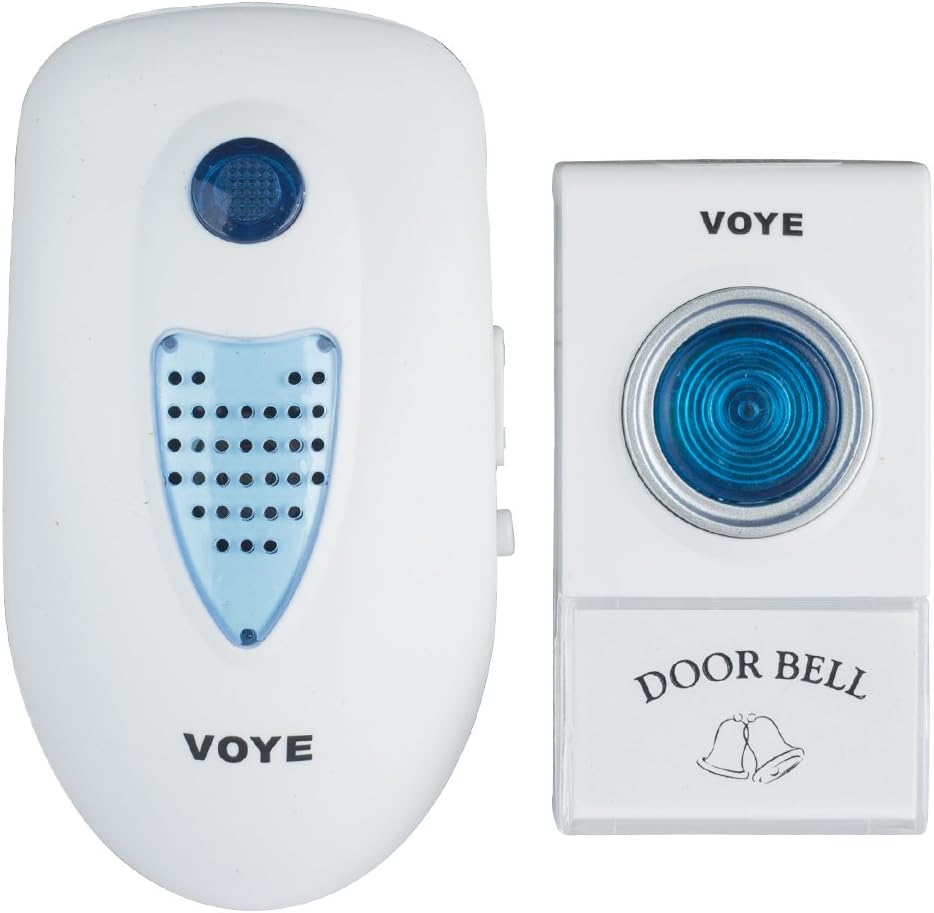 Portable Plugin Doorbell Doorbell Kit White Cordless Doorbells 38