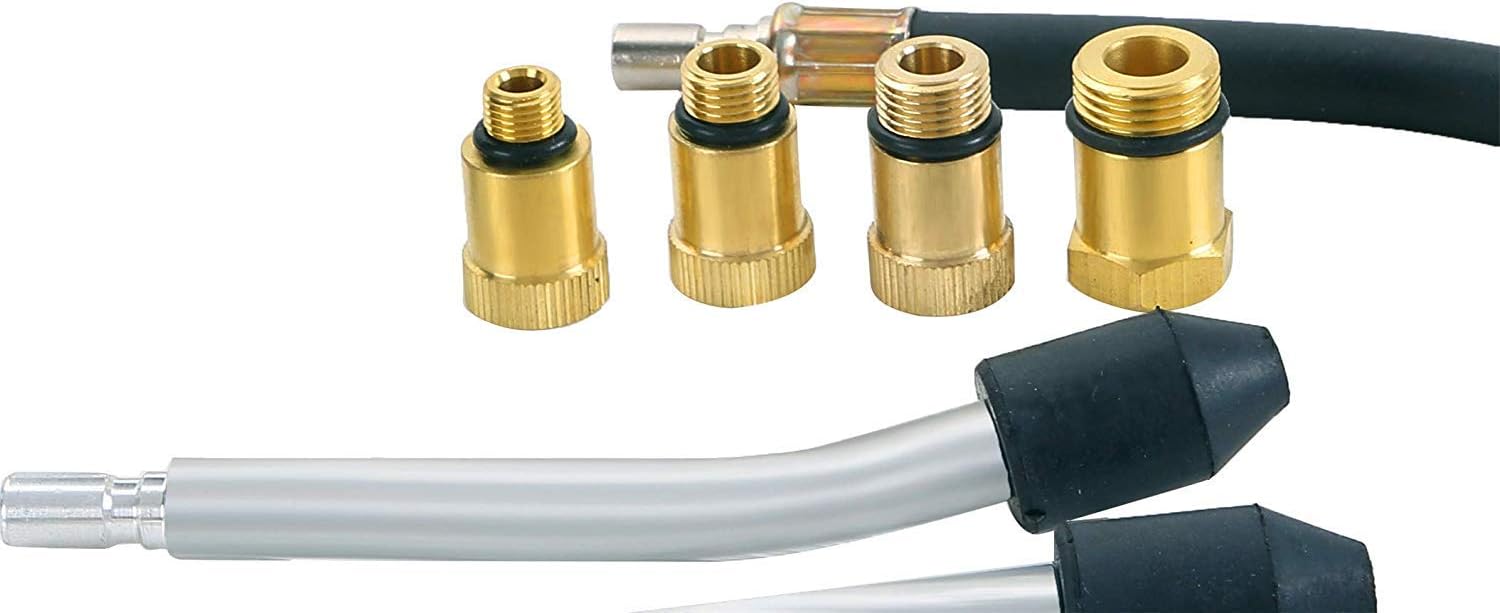 DASBET Petrol Gas Engine Cylinder Compression Tester 0-300 PSI 3" Gauge Kit Auto Tool with O Ring - Image 5