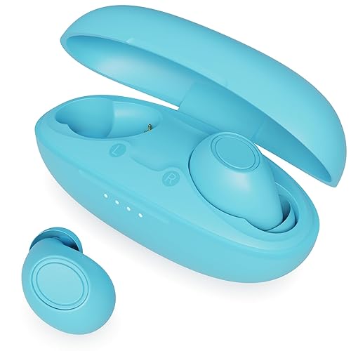 MAJORITY Biodegradable Wireless Earbuds, Bluetooth Earphones 5.3, 30H Playtime | Eco-Friendly Ear Buds With Fast Charging Case, Stereo Sound, Built-In Mic | In-Ear Headphones, Tru Bio | Blue