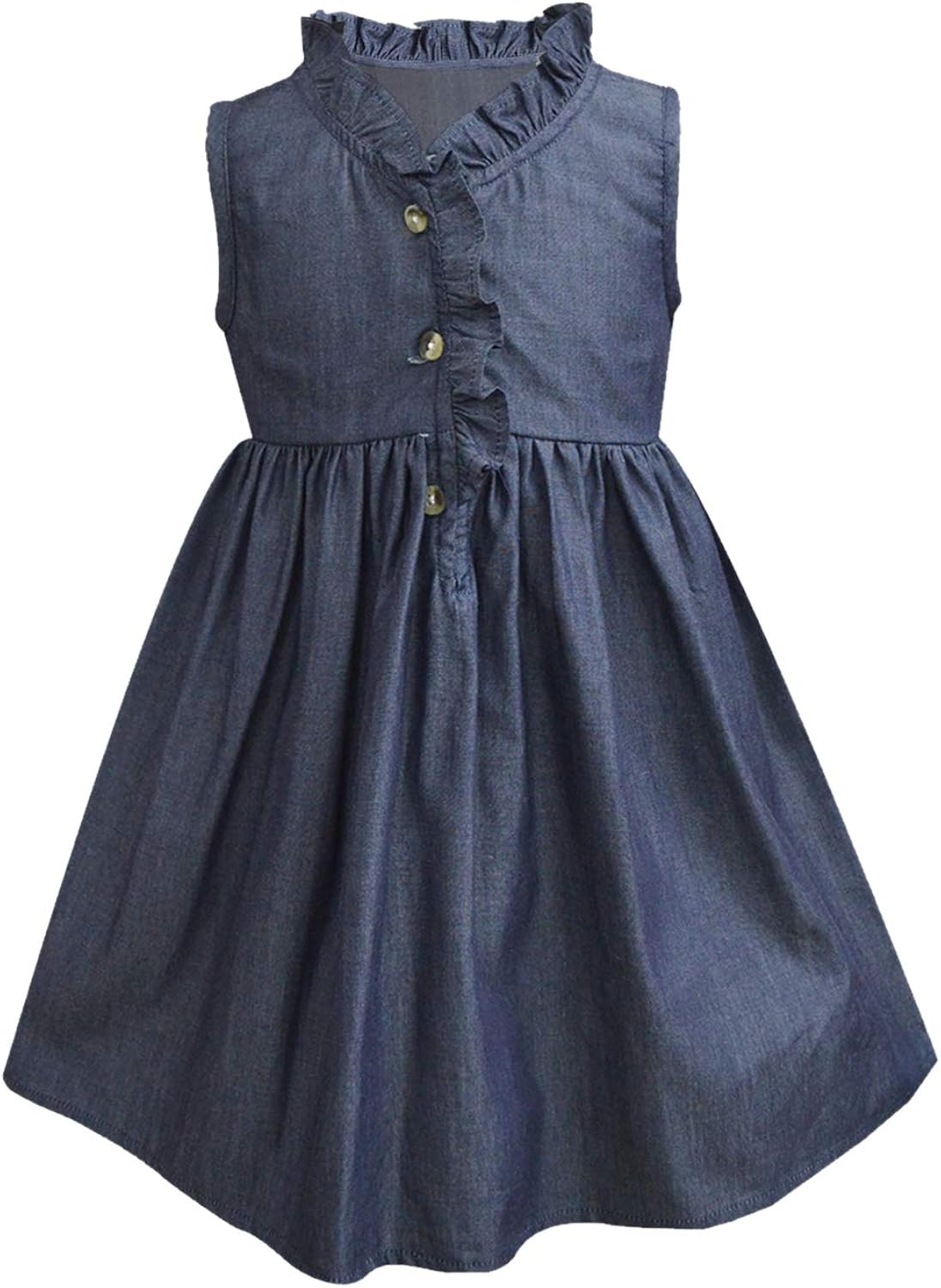 A.T.U.N Denim Empire Waist Casual Dress Amazon.in Clothing & Accessories