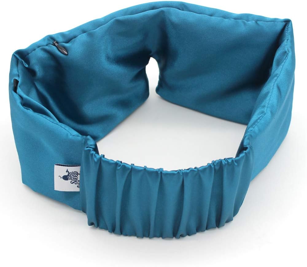 Sleep Whale Premium Comfort Sleep Mask - Luxury Design - Elastic Eye Mask Strap for Comfortable Sleeping - with Lightweight Cooling Gel Insert Pack: Health & Personal Care