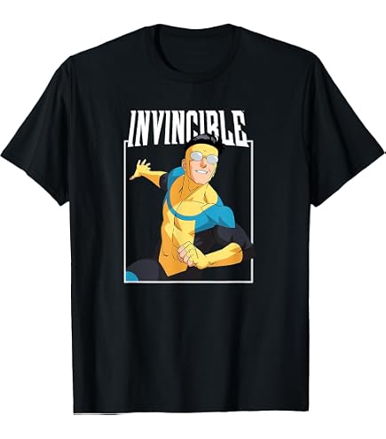 Amazon.com: INVINCIBLE Official Merchandise Unisex-Adults Black
