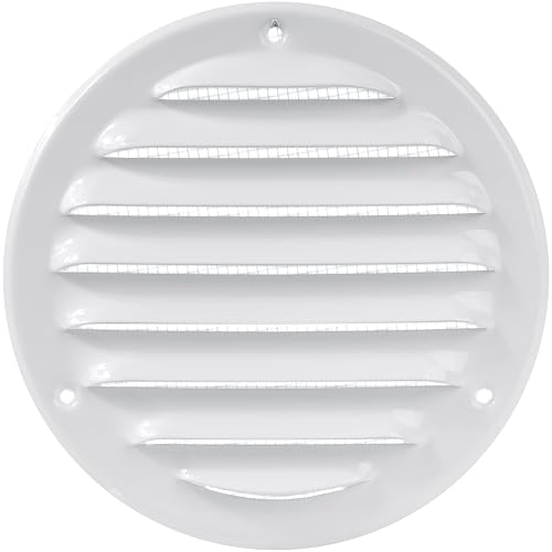 Repa Cover Repa Market 4 Inch (Opening Dimensions) White Soffit Vent Cover ...
