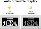 YCOO Dementia Clock 7 Inch Large Display Day Date Digital with Sun Moon Icons view 5