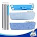 MR.SIGA Microfiber Floor Mop - Pad Size 43 x 14cm, 1 Free Microfiber Refill Included