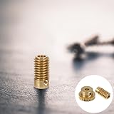 VILLCASE 2pcs 40 Tooth Worm Gear Wheel 5mm Bore for Gearbox Robotics DIY view 6