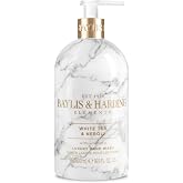 Baylis &amp; Harding Liquid Hand Soap Wash with Dispenser, Elements, White Tea &amp; Neroli, 16.9oz/500ml