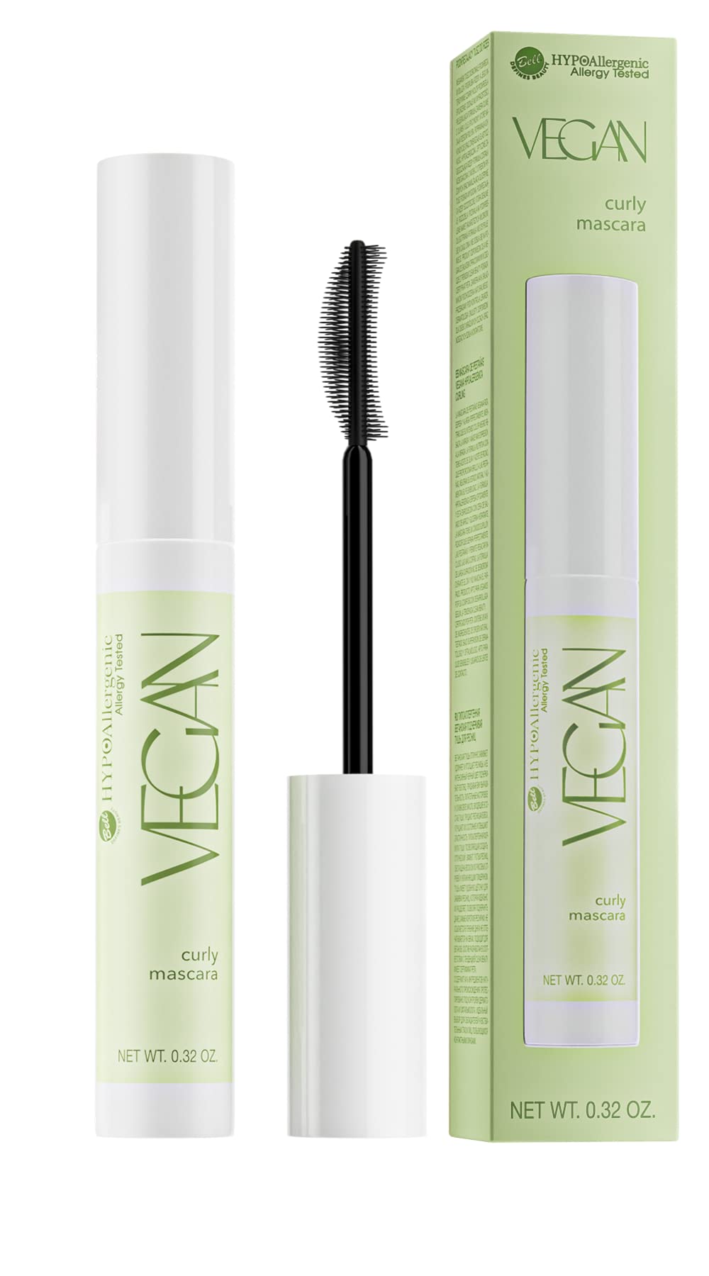 Bell HYPOAllergenic Vegan Curly Lengthening & Volume Mascara Black 9g