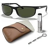 Ray-Ban RB2027 PREDATOR 2 Rectangle Shaped Sunglasses for Men & Women with Official RAYBAN Eyewear Kit