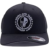 Spartan Skull Warrior Helmet Molon Labe/ΜΟΛΩΝ ΛΑΒΕ - Come and Take Embroidered Flex Baseball Hat