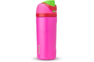 Owala Kids FreeSip Insulated Stainless Steel Water Bottle with Straw, BPA-Free Sports Water Bottle, Great for Travel, 16 oz, 