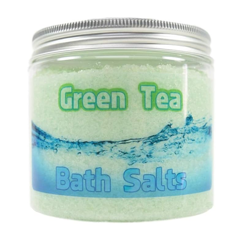 Green Tea Bath Salts Soak Bath Soaks, Herbal Bath Salts