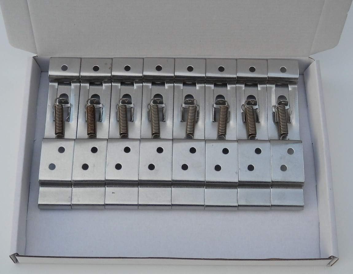 BITS4REASONS 8 X (4 PAIR) TRAILER NUMBER PLATE HOLDERS CLIPS LICENSE PLATE BRACKETS STAINLESS SPRING LOADED STEEL - Image 3