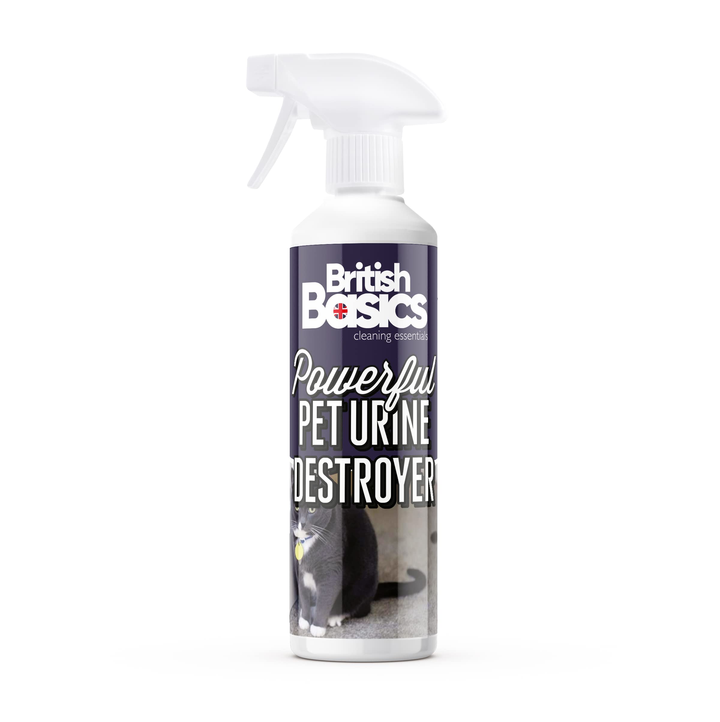 BritishBasics Pet Urine Destroyer | Enzyme Based Odour Eliminator/Smell Remover 500ml Clear