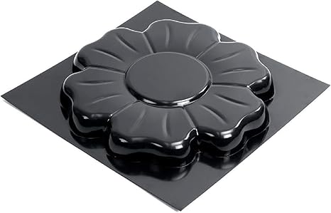 Amazon コンクリート 用 型枠 Diyセメント舗装型床タイル舗装型セメントレンガ型40 5x40 5cm黒 Diy 石畳 コンクリート ブロック 庭石 セメント