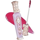 Flower Knows Violet Strawberry Rococo Glowy Lip Gloss,Moisturizing Shine Berry Pink Lip Plumper Oil,Hydrating Lip Tint for Girls&Women,Vegan & Cruelty-Free,0.12 Fl Oz(G04 Blackberry Jam)