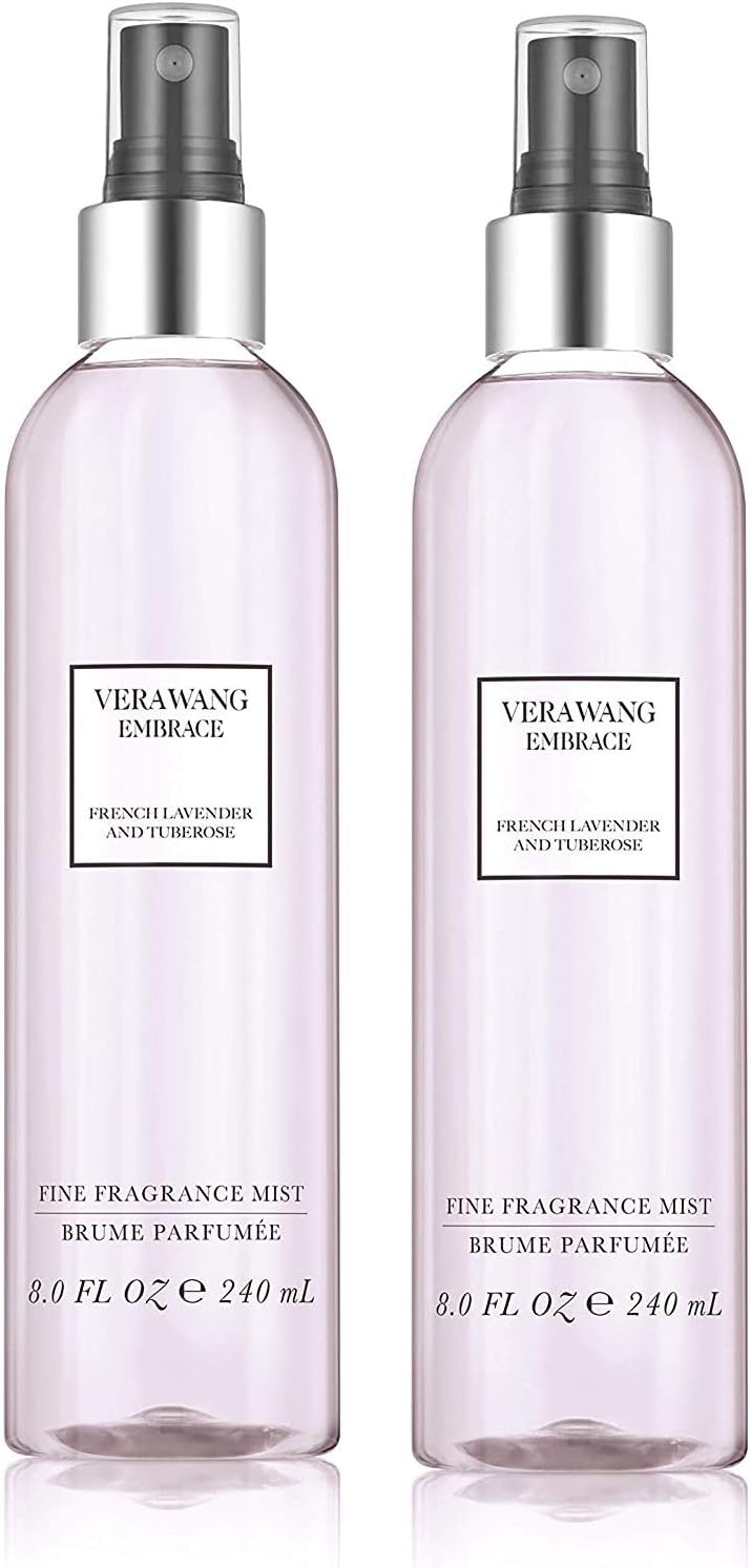 Vera Wang Embrace Lavender Tuberose Body Mist 240ml 2 Pack Refreshing Scent