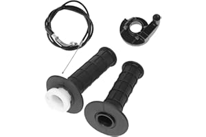 Anxingo 7/8" Handle Grip Twist Throttle Cable for Dirt Bike Quad ATV Pit 50cc 90cc 110cc 125cc & 140cc 4-Stroke Mini Pocket B