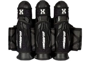 HK Army Zero G 2.0 Paintball Harness 3+2 Pod Pack - Black/Black