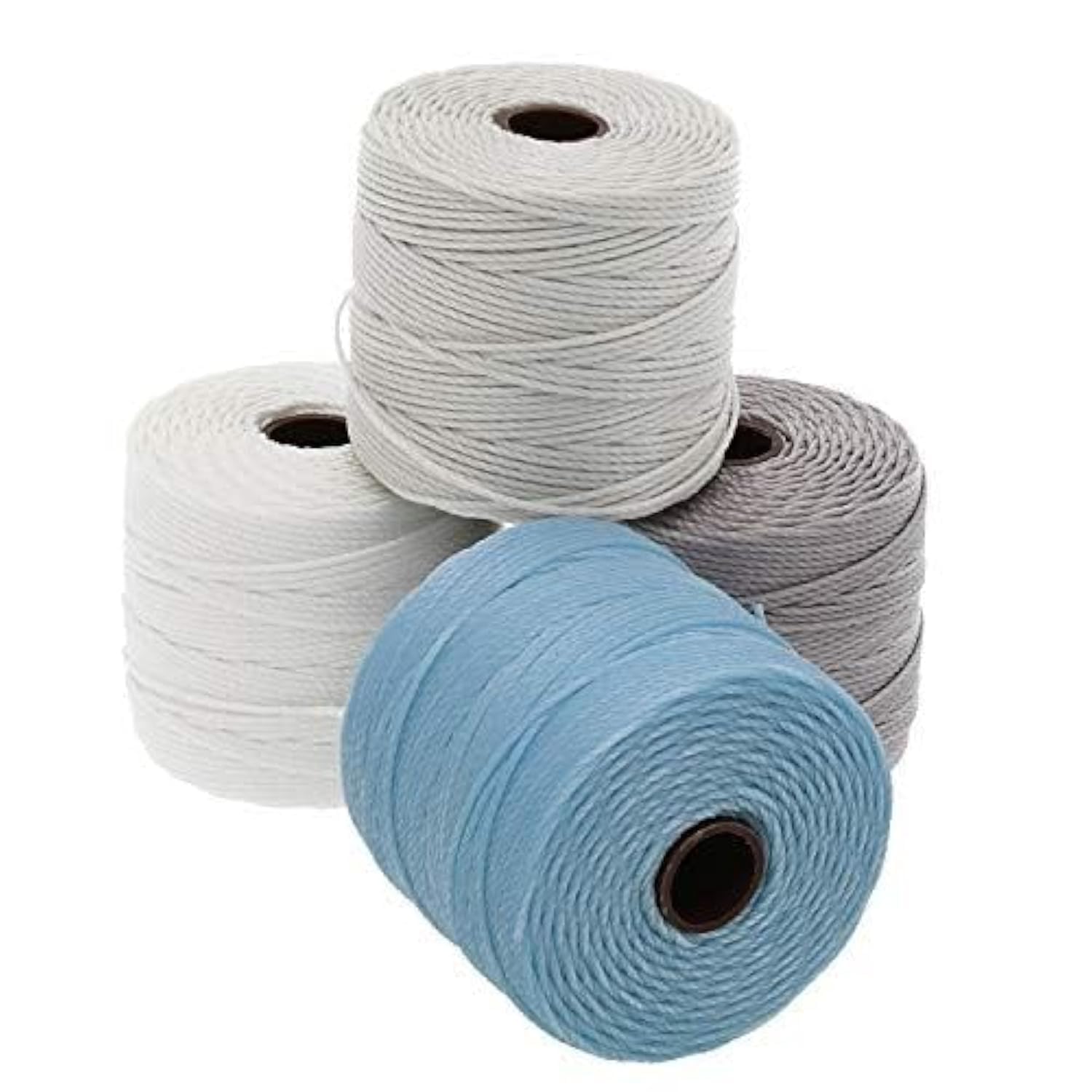 The Beadsmith S-Lon Bead Cord – .5 mm Twisted Nylon Cord for Stringing, 4-Pack, Apparition Mix, TEX210, 77 Yards per Spool — image 1