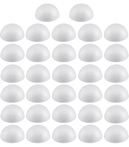 100 Bolas De Espuma De Poliestireno Blancas 10mm - Para Manualidades, Modelado, Decoración Y Proyectos Infantiles