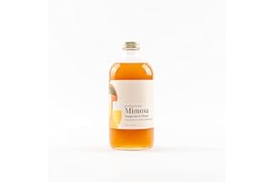 Wood Stove Kitchen - Mimosa Mix | Cocktail & Mocktail Mixers - Natural Craft Syrup with Tasty Flavors - Concentrated & Alcohol Free - Aromatic, Tangerine & Mango, 16 oz.