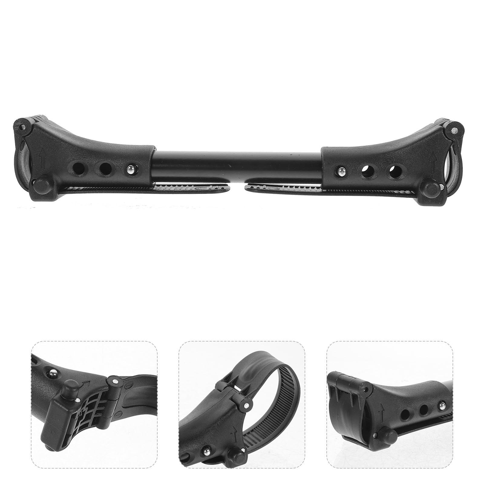 3pcs Stroller Cart Connector Stroller for Twins Car Gadgets Universal Stroller Pushchair Connector Universal Stroller Connector Twin Stroller Connector Stroller Accessories Black