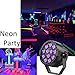 Black Lights UV Light,Gledto 2-Pack 36W 12 LED Effects Stage Par Light Purple Lights for Blacklight Party Posters Paint Stage KTV Neon/Glow Parties Pub Club Disco Show Concert Celebration