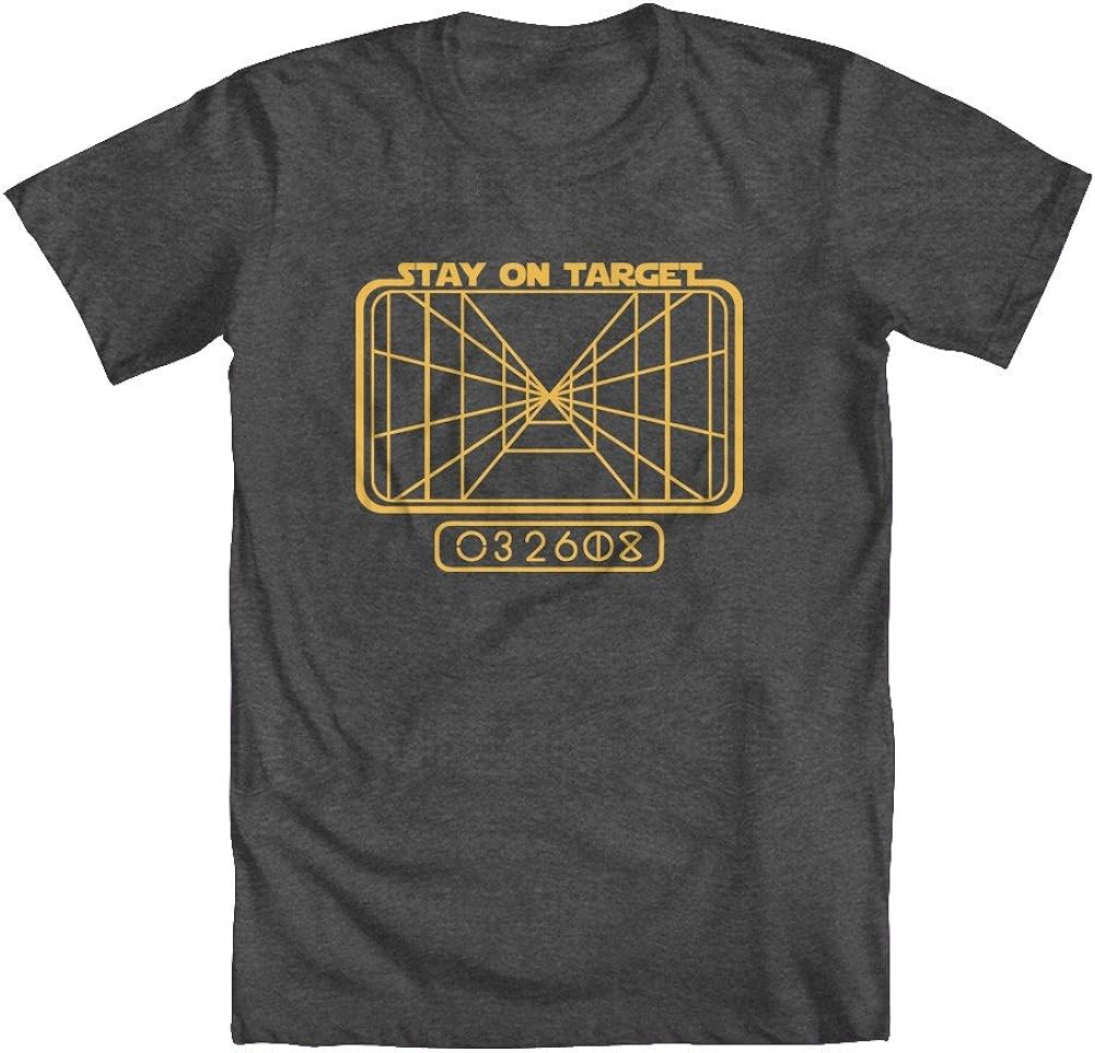 GEEK TEEZ Star Wars Inspired Stay on Target Men's T-Shirt