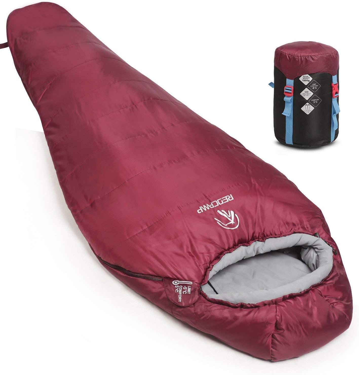 Amazoncom Redcamp Mummy Sleeping Bag For Backpacking