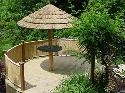 Backyard X Scapes Natural Rolled Bamboo Fence 1in D X 6ft H X