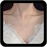 Iaceble Bohemian Crystal Bow Pendant Necklace Silver Rhinestone Bow Collar Necklace Vintage Pave Bowknot Choker Necklace Sparky CZ Wedding Chain Necklace Jewelry for Women