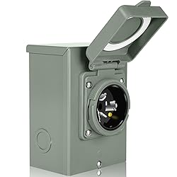 WELLUCK 50 Amp Generator Inlet Box - NEMA SS2-50P