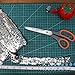 Sequin Trim, Sewing Accessories and Supplies (Silver, 10 Yards)