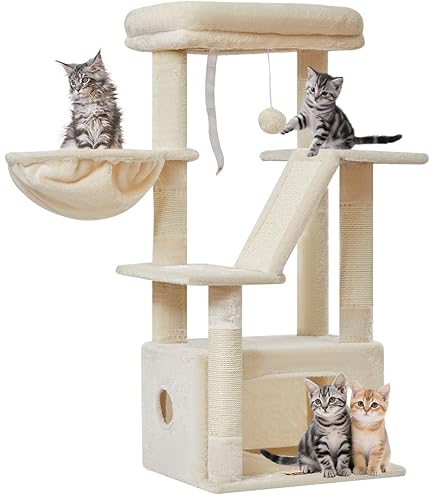 Amazon.com : Taoqimiao MS043M Cat Tree, 32.2-Inch Cat Tower for