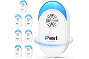 DOS VECES Upgraded Ultrasonic Pest Repeller 8 Packs, 2024 Indoor Mosquito Repellent, for Mouse, Rodent, Roach, Bugs, Mice, Spider, Electronic Plug in Pest Control for House, Garage, Warehouse, Hotel