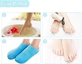 Pinkiou Moisturising Gel Socks Gloves Blue for Cracked Hands Feet Dry Skin view 6