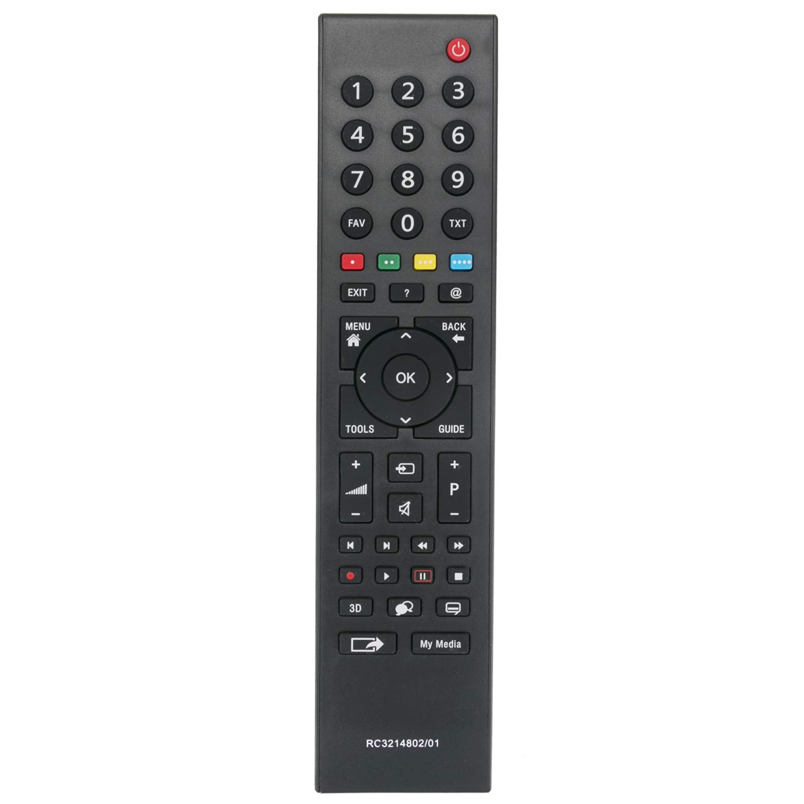 VINABTY RC3214802/01 Sub TS1187R-1 Replacement Remote Fit for Grundig TV 26VLE8200BL 32CLE8235BL 32CLE8235BL 26VLE7200BH 32CLE6525BL 32CLE8327BL 32VLE7139BR 26VLE8200WL 32VLE5406BG