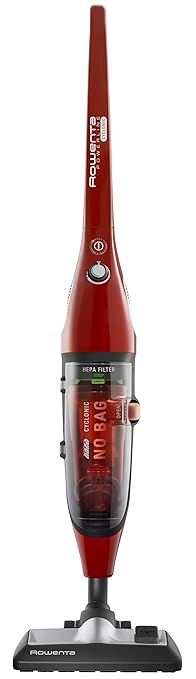 title=Rowenta RH7943WA Powerline Bagless Scopa Elettrica, Rosso