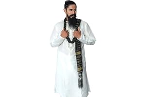 LADY DWIZA Indian Traditional Kurta Sherwani Dupatta Shawl Scarf For Men (Only Dupatta)